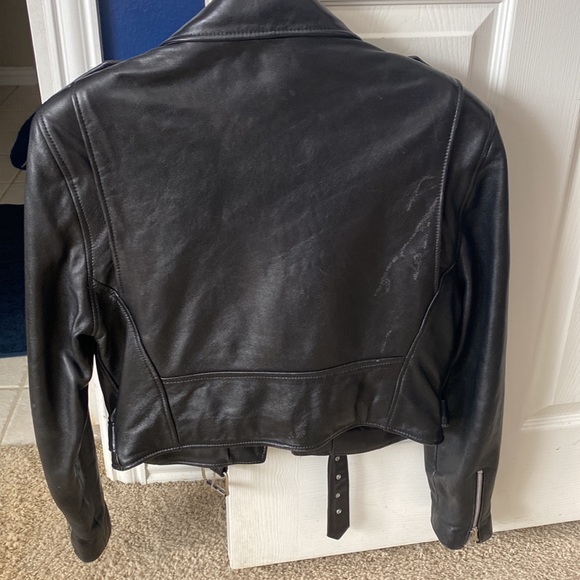 LA Roxx Biker Jacket. Size Large for Women. Vintage 1993. - Picture 2 of 3